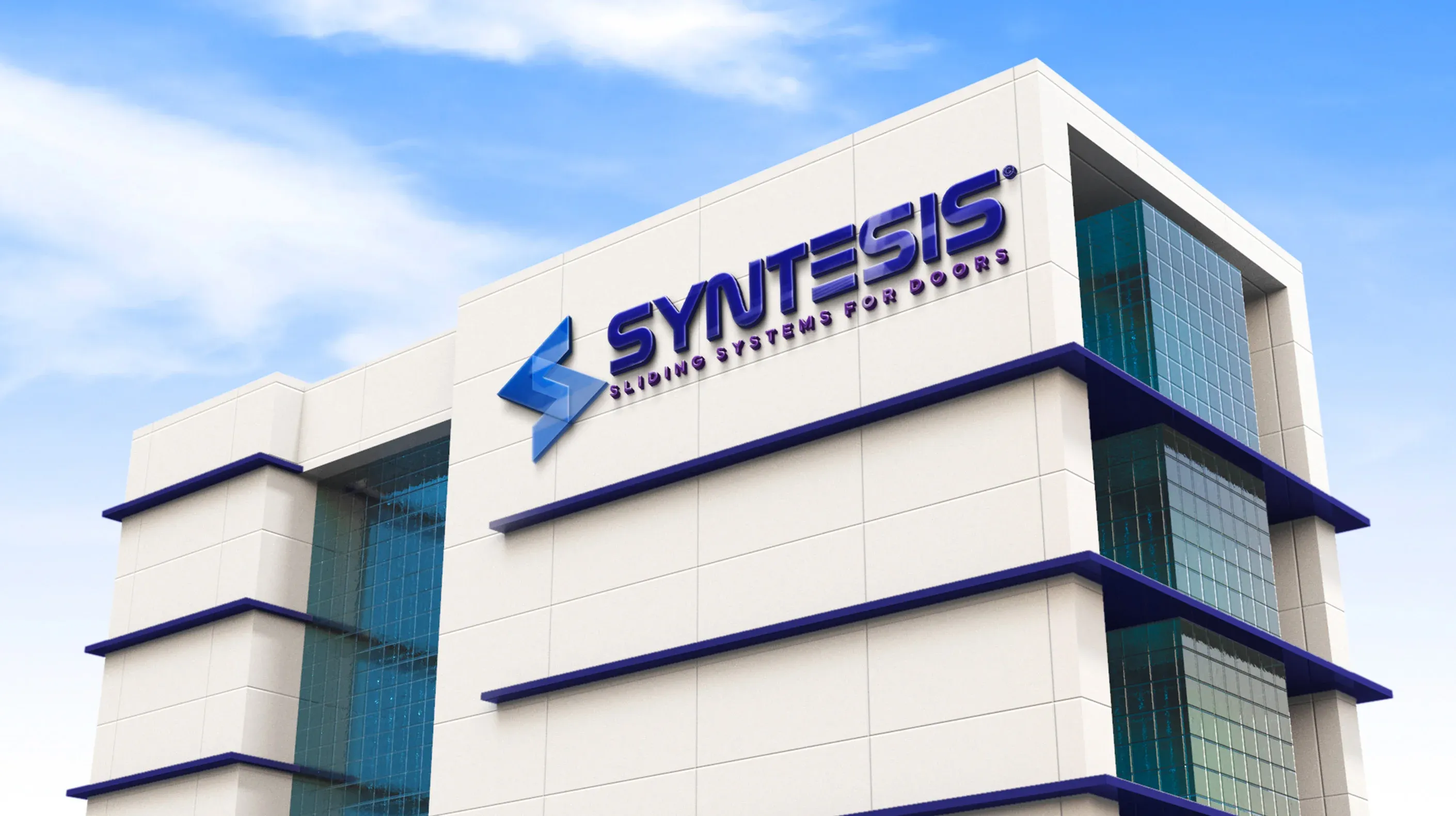 Лого на здании